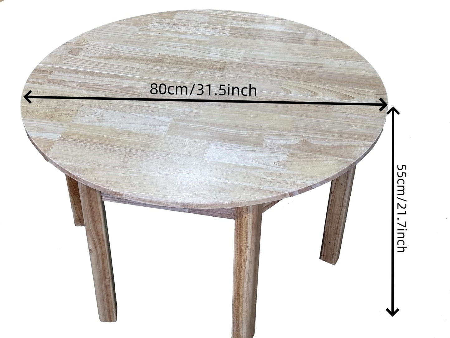 woJKod Semicircular combinable Rubber wood tables for Kid’s,Children Study Desk,Toddler Furniture for Nursery, Kindergarten,Playroom,Classroom,Kid’s Room(Round)