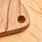 woJKod JK2410 Wooden Cutting Board,100% Natural Camphor Wood,One Piece Cutting Boards,Chopping,Serving Board,Durable & Hard Wearing,for Meat, Cheese, Bread, Vegetables & Fruits(45cm x 28cm x 3cm)