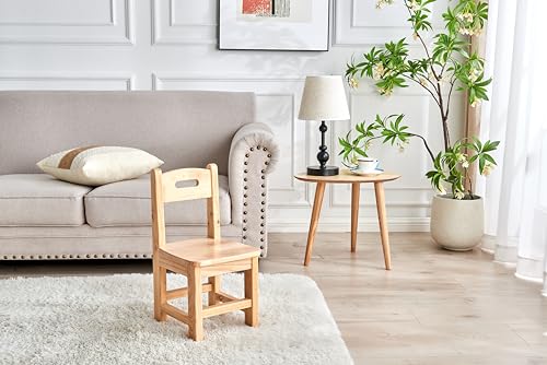 Rubber Wood Solid Wood Children Chair for Kids, Kindgarten and Kids' Home Furniture-Team Set（4pcs）