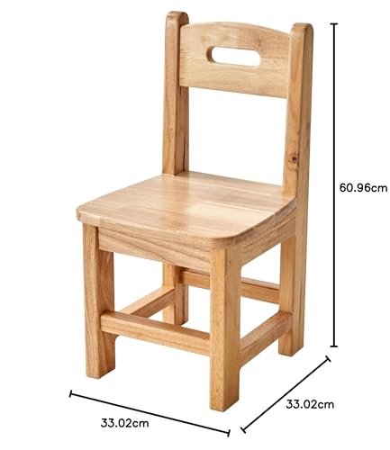 Rubber Wood Solid Wood Children Chair for Kids, Kindgarten and Kids' Home Furniture-Team Set（4pcs）