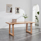 6-8 People 6FT Ash Wood Table Rectangular, Kitchen Dining Table, Modern Conference Desk Table for Office-Plain