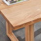 6-8 People 6FT Ash Wood Table Rectangular, Kitchen Dining Table, Modern Conference Desk Table for Office-Plain