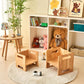 Rubber Wood Solid Wood Children Chair for Kids, Kindgarten and Kids' Home Furniture-Set