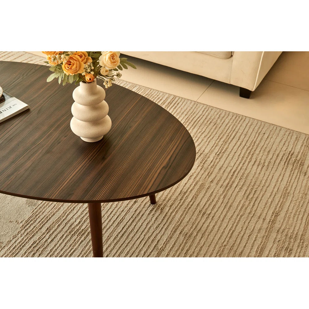 Ash Wood Brown Dining Table 4legs has Great Support Oval Dining Room Table Sturdiness Ease of Assembly