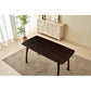 Ash Wood Brown Dining Table 4legs has Great Support Rectangular Dining Room Table Sturdiness Ease of Assembly