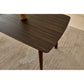 Ash Wood Brown Dining Table 4legs has Great Support Rectangular Dining Room Table Sturdiness Ease of Assembly