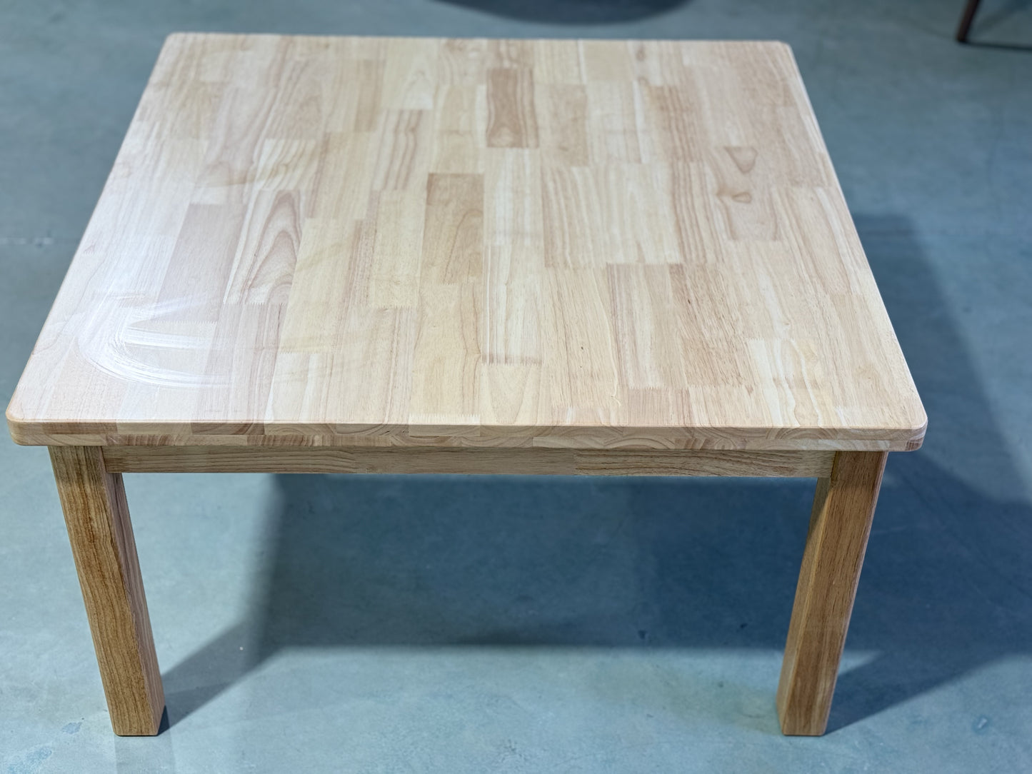 Round Wooden Kids Table, 60 cm Diameter (Square)